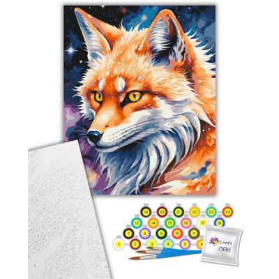 Картина за номерами ArtCraft Чарівна лисиця 40х50 см (11584-AC)