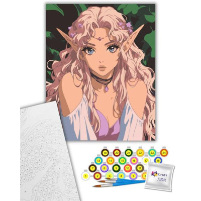 Картина за номерами ArtCraft Ельфійська принцеса 40х50 см (16131-AC)
