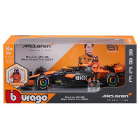 Автомодель з фігуркою - MCLAREN MCL38 (1:24) (18-28040) Автомодель з фігуркою - MCLAREN MCL38 (1:24) (18-28040)