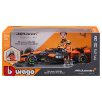 Автомодель з фігуркою - MCLAREN MCL38 (1:24) (18-28040) Автомодель з фігуркою - MCLAREN MCL38 (1:24) (18-28040)