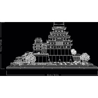 Конструктор LEGO Architecture Замок Хімедзі 2125 деталей (21060)