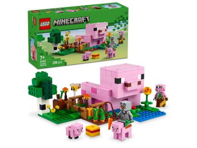 Конструктор LEGO Minecraft Будинок для поросят 238 деталей (21268)