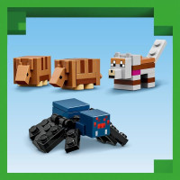 Конструктор LEGO Minecraft Шахтна експедиція Броненосець 247 деталей (21269)