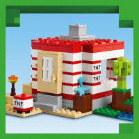 Конструктор LEGO Minecraft Будинок з вибухівки в джунглях 287 деталей (21275)