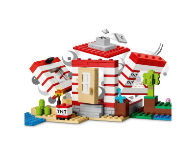 Конструктор LEGO Minecraft Будинок з вибухівки в джунглях 287 деталей (21275)