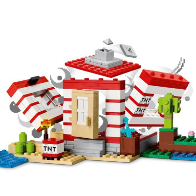 Конструктор LEGO Minecraft Будинок з вибухівки в джунглях 287 деталей (21275)