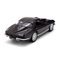 Автомодель - CHEVROLET CORVETTE SPLIT WINDOW 1963 (матовий чорний)