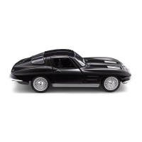 Автомодель - CHEVROLET CORVETTE SPLIT WINDOW 1963 (матовий чорний)