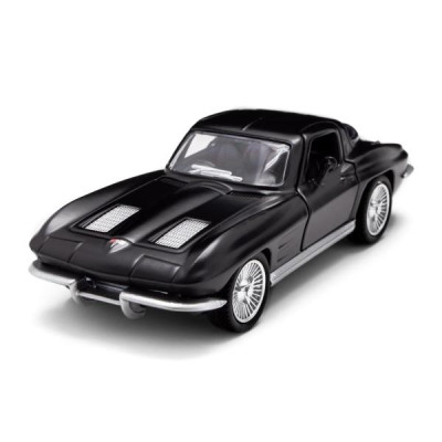 Автомодель - CHEVROLET CORVETTE SPLIT WINDOW 1963 (матовий чорний)