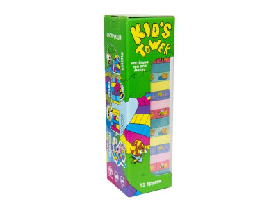 Настільна гра Strateg Kids Tower Дженга укр. мовою (30863) Настільна гра Strateg Kids Tower Дженга укр. мовою (30863)