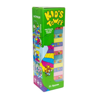 Настільна гра Strateg Kid's Tower Дженга укр. мовою (30863)