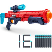 Швидкоcтрільний бластер X-Shot Red Excel Hawk Eye 16 патронів (36435R)