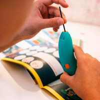 Набір стрижнів для 3D-ручки 3Doodler Start Мікс 75 шт. зелений жовтий рожевий (3DS-ECO-MIX4-75)