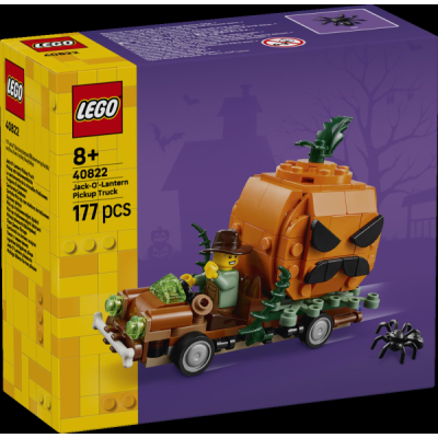 Конструктор LEGO® Пікап Джека-Ліхтаря Творчий іграшковий набір до Гелловіна (40822)