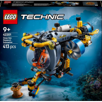 Конструктор LEGO Technic Глибоководний дослідницький підводний човен 413 деталей (42201)