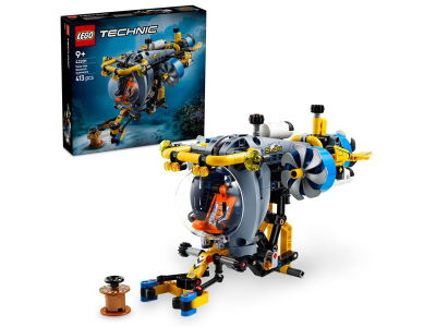 Конструктор LEGO Technic Глибоководний дослідницький підводний човен 413 деталей (42201)