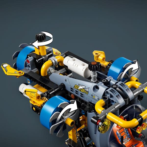 Конструктор LEGO Technic Глибоководний дослідницький підводний човен 413 деталей (42201) Конструктор LEGO Technic Глибоководний дослідницький підводний човен 413 деталей (42201)