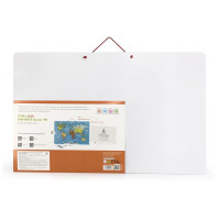 Магнітний пазл Viga Toys Карта світу з маркерною дошкою українською (44508)