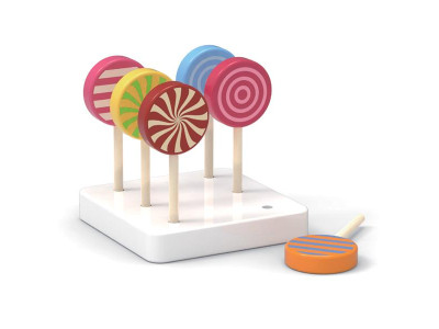 Іграшкові продукти Viga Toys Льодяники з дерева 6 шт. (44529) Іграшкові продукти Viga Toys Льодяники з дерева 6 шт. (44529)
