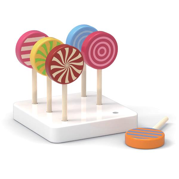 Іграшкові продукти Viga Toys Льодяники з дерева 6 шт. (44529) Іграшкові продукти Viga Toys Льодяники з дерева 6 шт. (44529)