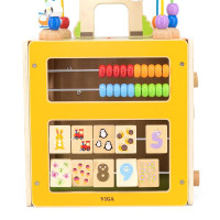 Бізікуб дерев'яний Viga Toys 5 в 1 (44591) Бізікуб дерев'яний Viga Toys 5 в 1 (44591)