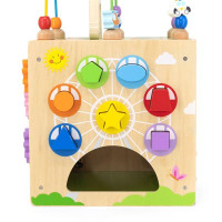 Бізікуб дерев'яний Viga Toys 5 в 1 (44591) Бізікуб дерев'яний Viga Toys 5 в 1 (44591)