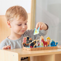 Дерев'яний ігровий набір Viga Toys Простір і відстань (50183) Дерев'яний ігровий набір Viga Toys Простір і відстань (50183)