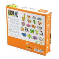 Набір магнітів Viga Toys Звірята 20 шт. (58923N) Набір магнітів Viga Toys Звірята 20 шт. (58923N)