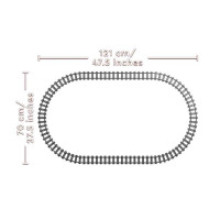Конструктор LEGO City Trains Пасажирський поїзд-експрес з пультом 764 деталі (60337)