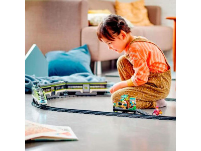 Конструктор LEGO City Trains Пасажирський поїзд-експрес з пультом 764 деталі (60337)