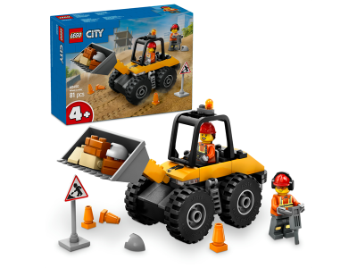 Конструктор LEGO City Жовтий будівельний автонавантажувач 81 деталь (60450)