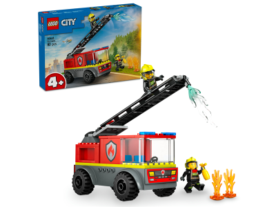 Конструктор LEGO City Пожежна машина з драбиною 82 деталі (60463)