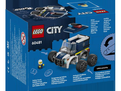 Конструктор LEGO City Автівки — Поліцейська вантажівка 71 Деталь (60481) Конструктор LEGO City Автівки — Поліцейська вантажівка 71 Деталь (60481)
