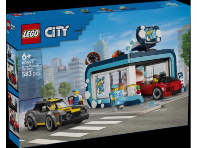 Конструктор LEGO® City Тунельна автомийка - Набір для складання, 583 деталі (60497) Конструктор LEGO® City Тунельна автомийка - Набір для складання, 583 деталі (60497)
