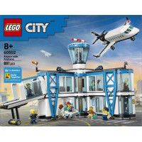 Конструктор LEGO City Аеропорт із літаком 887 Деталей ( 60502 )