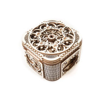 Дерев'яний механічний 3D конструктор Ugears Скринька з секретом (70031) Дерев'яний механічний 3D конструктор Ugears Скринька з секретом (70031)