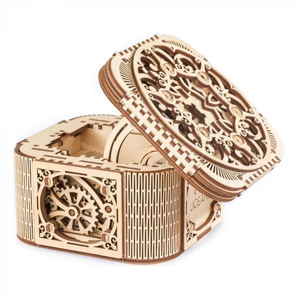 Дерев'яний механічний 3D конструктор Ugears Скринька з секретом (70031) Дерев'яний механічний 3D конструктор Ugears Скринька з секретом (70031)