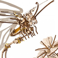 Дерев'яний механічний 3D конструктор Ugears Метелик (70081)