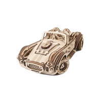 Дерев'яний механічний 3D конструктор Ugears Гоночний автомобіль ДріфтКобра (70161)
