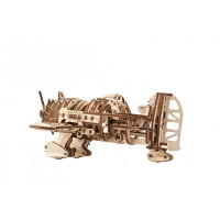 Дерев'яний механічний 3D конструктор Ugears Літак Скажений Шершень (70183)