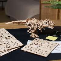 Дерев'яний механічний 3D конструктор Ugears Тиранозавр (70203) Дерев'яний механічний 3D конструктор Ugears Тиранозавр (70203)