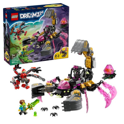 Конструктор LEGO DREAMZzz Кошмарний землекоп-скорпіон 505 Деталей (71513)