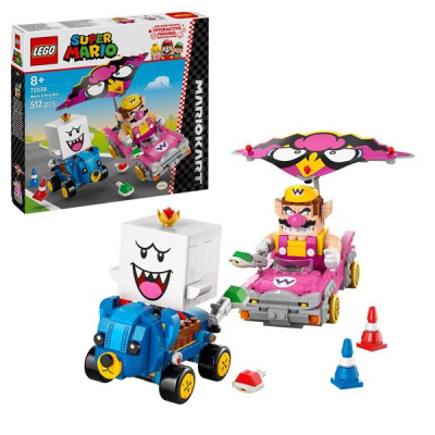Конструктор LEGO Super Mario Mario Kart Wario та King Boo 512 деталей (72038)