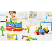 Конструктор PolyM Рай для динозаврів 200 деталей (760009)