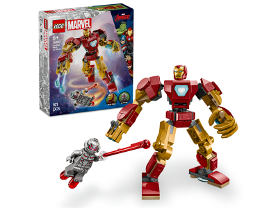 Конструктор LEGO Super Heroes Робот Залізної людини проти Альтрона 101 деталь (76307) Конструктор LEGO Super Heroes Робот Залізної людини проти Альтрона 101 деталь (76307)