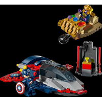Конструктор LEGO Super Heroes Капітан Америка проти Таноса 107 деталей (76319)