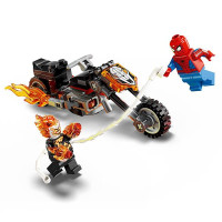 Конструктор LEGO Super Heroes Marvel Людина-павук vs Примарний вершник на мотоциклі 72 Деталі (76335)
