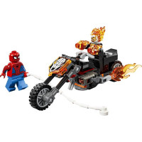 Конструктор LEGO Super Heroes Marvel Людина-павук vs Примарний вершник на мотоциклі 72 Деталі (76335)