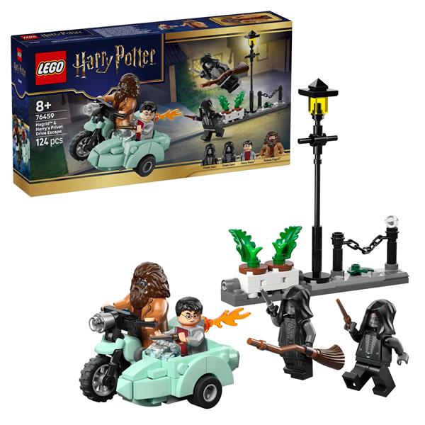 Конструктор LEGO Harry Potter TM Геґрід і Гаррі: Втеча з Тисової вулиці 124 Деталі (76459)