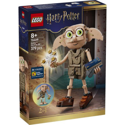 Конструктор LEGO® Harry Potter™ Добі, вільний ельф, 379 деталей (76469)